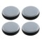 Prime-Line 7/8 - 1 in. Grip Tip Round Magic Sliders, Black and Gray Plastic 4 Pack MP75083 - alternate 3